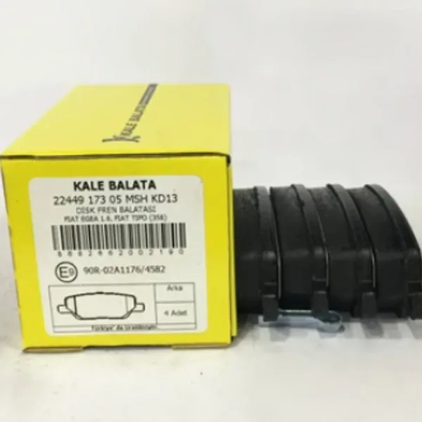 FİAT TİPO 2015> (1.3-1.4-1.6-1.6D) ARKA FREN BALATA - KALE 22449 173 05 MSH KD13 Görsel 2